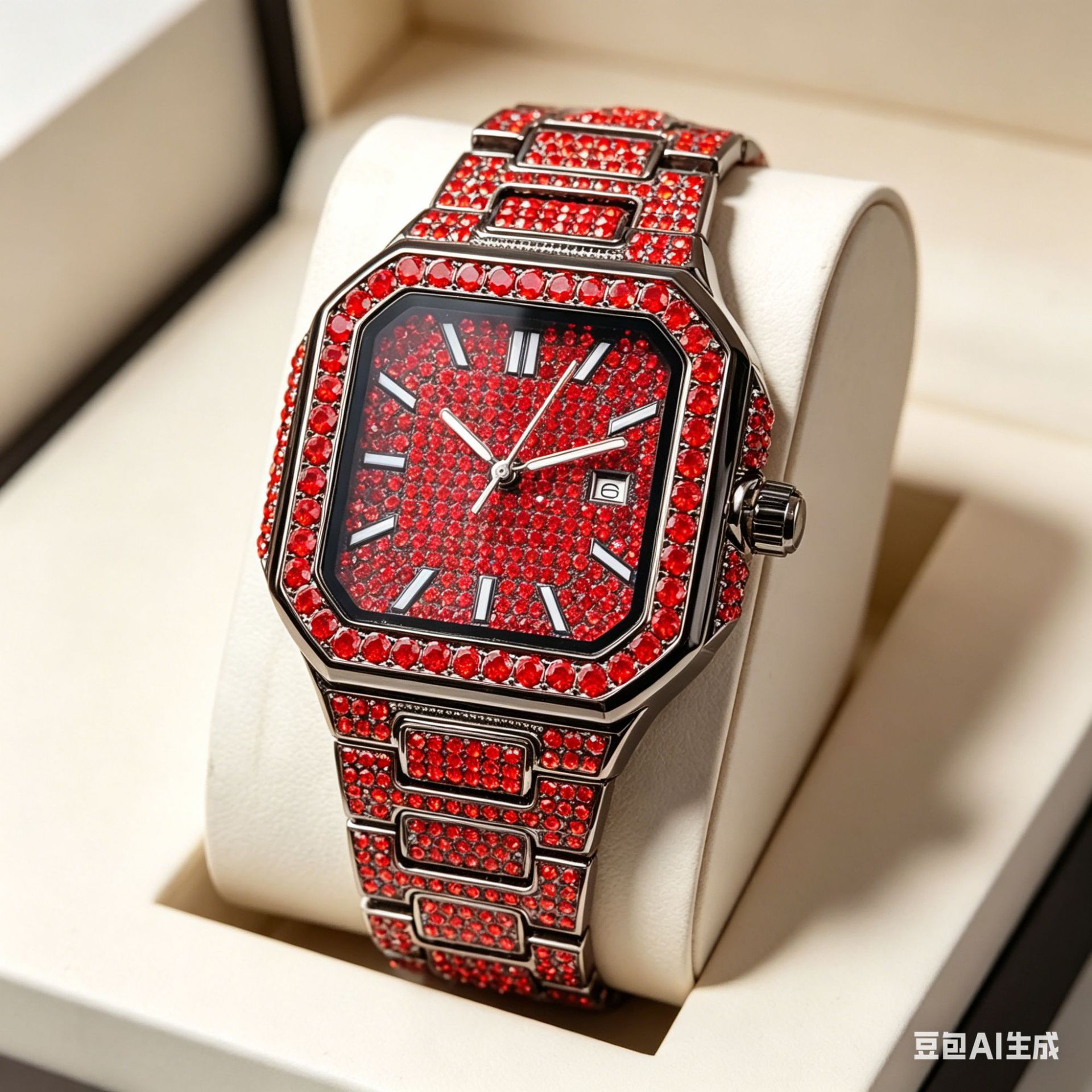 Luxury Watch Iceberg - Relógio de Quartzo Luxuoso com Diamantes