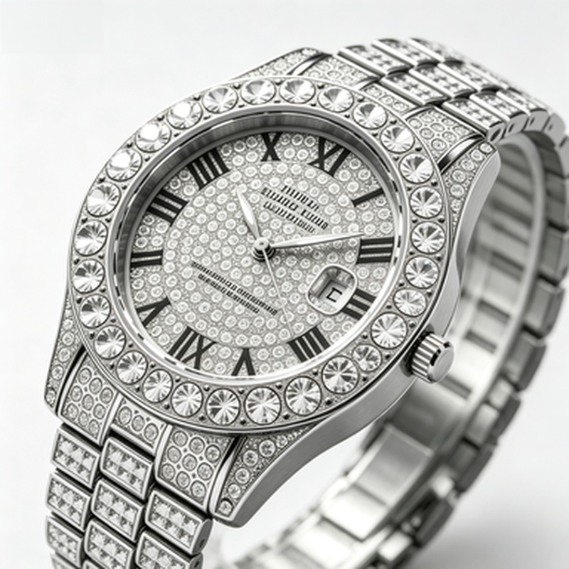 Luxury Watch Iceberg - Relógio de Pulso de Quartzo de