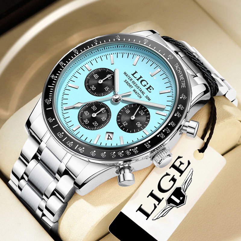 Luxury Watch Maker - Relógio Masculino de Luxo LIGE, Nova