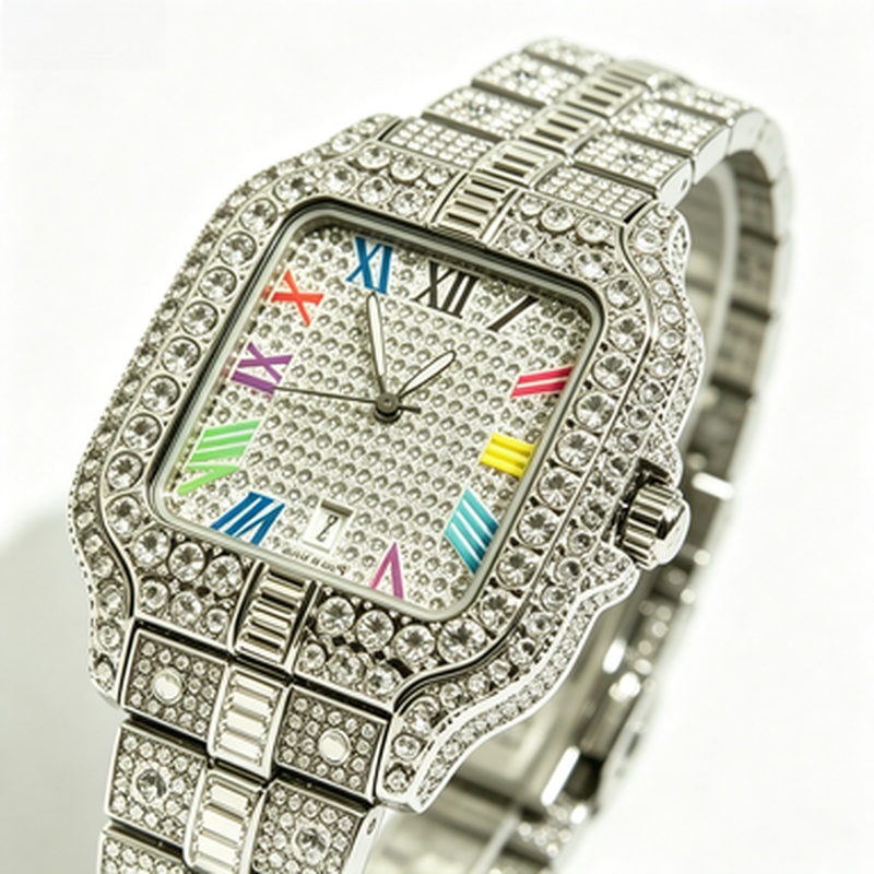 Luxury Watch Iceberg - Novo relógio de quartzo quadrado, luxuoso