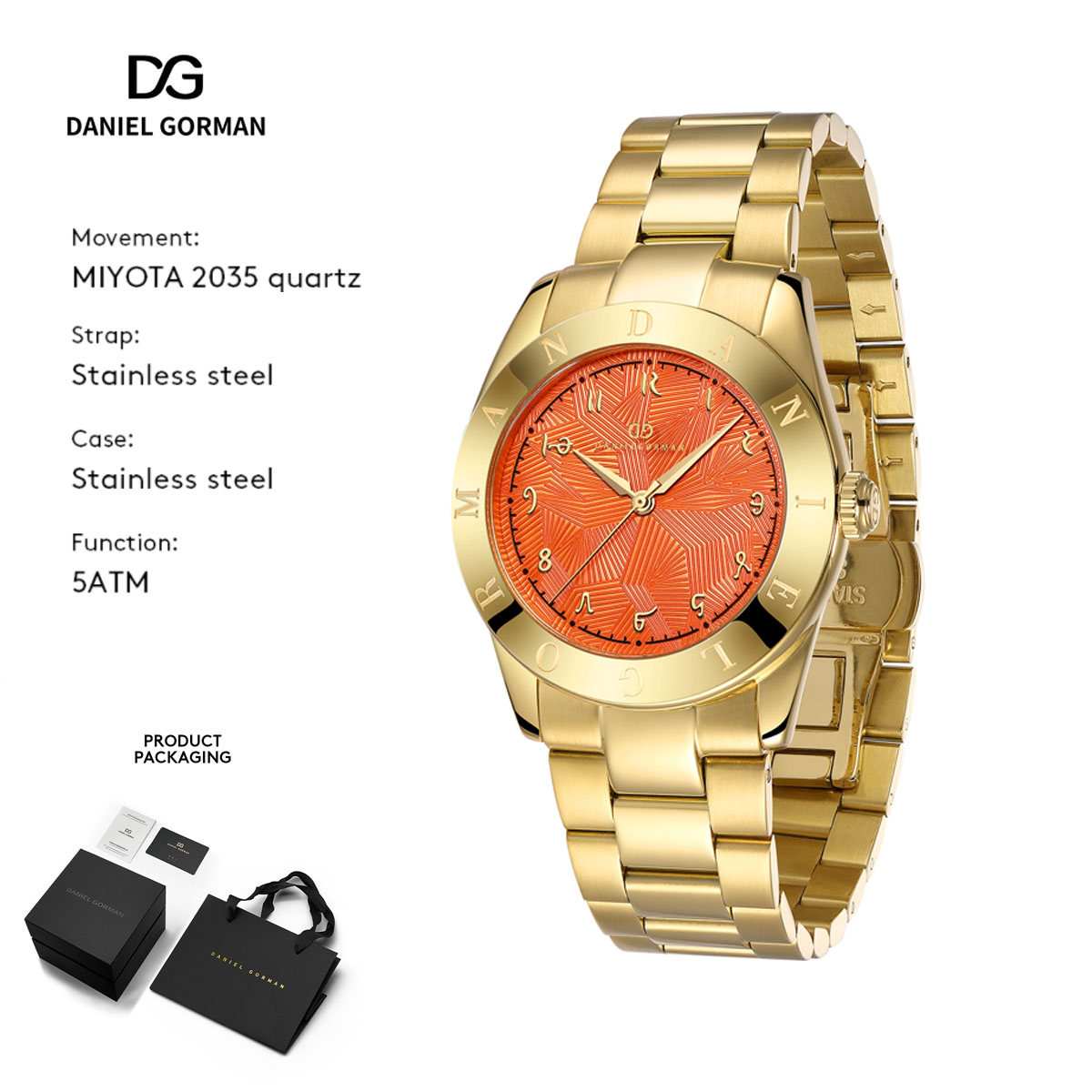 Relógio de quartzo feminino Da - Luxury Watch Gift For Her avaliação e preço