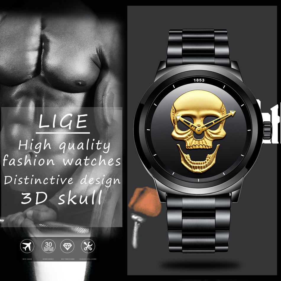 LIGE Esporte Mens Relógios Top - Luxury Watch Magazine avaliação e preço