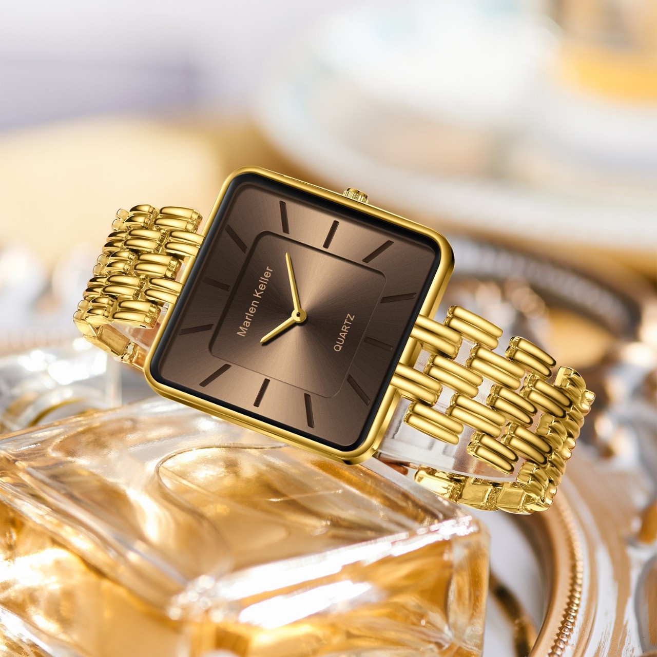 Relógio de pulso feminino quad - Luxury Watch Top 10 avaliação e preço