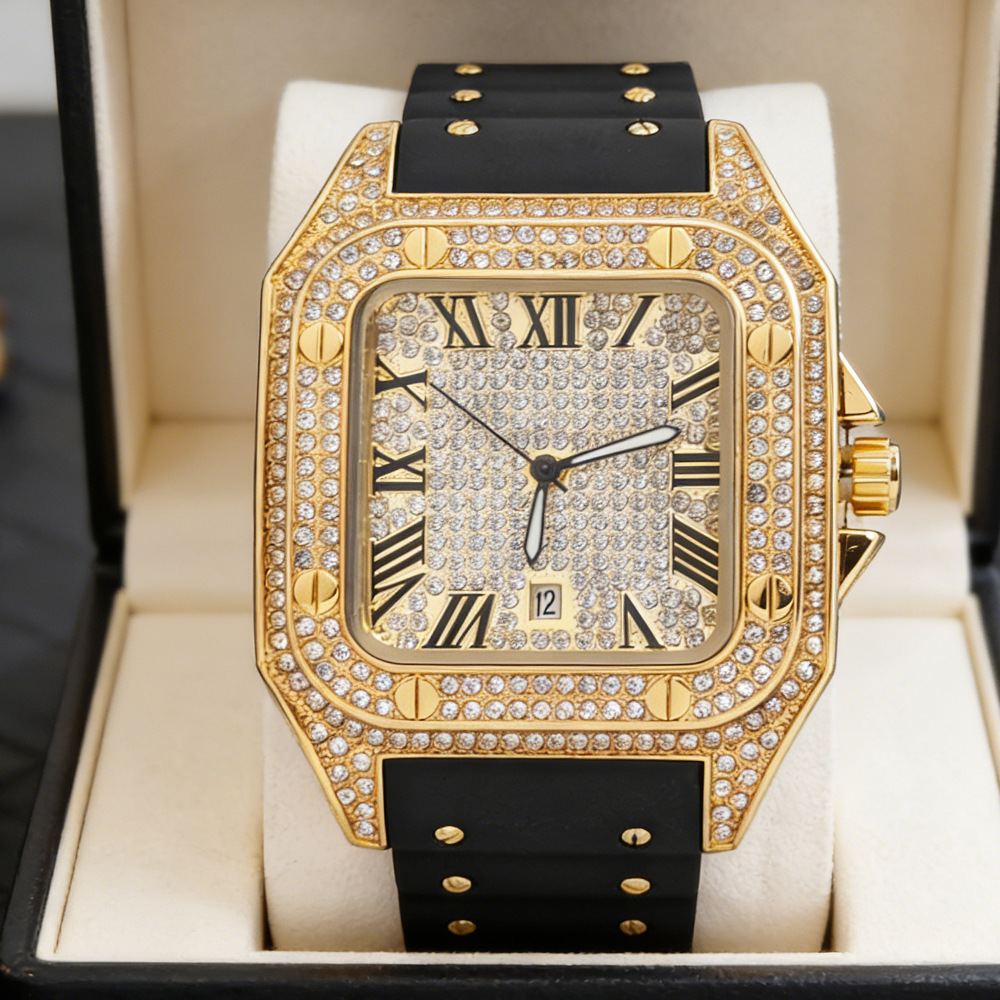 Relógio de Quartzo Quadrado Ma - Luxury Watch Iceberg avaliação e preço