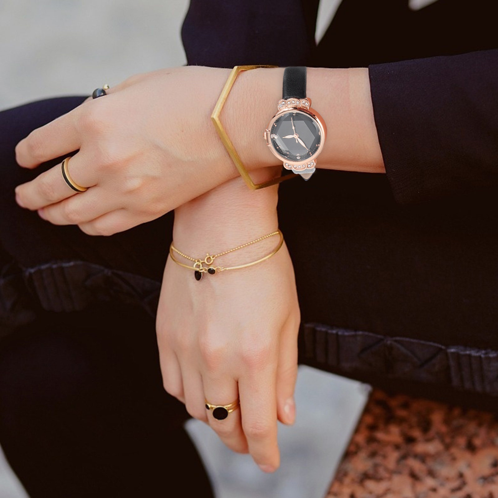 Relógio feminino com strass, u - Luxury Watch Gift For Her avaliação e preço