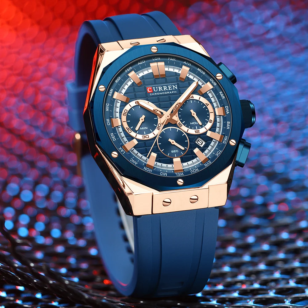 CURREN-Relógio de pulso quartz - Luxury Watch Maker avaliação e preço