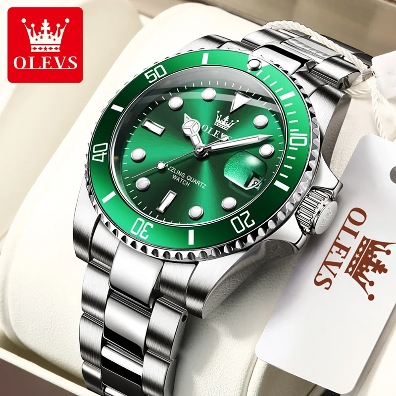 Olevs relógio de quartzo origi - Luxury Watch Maker avaliação e preço