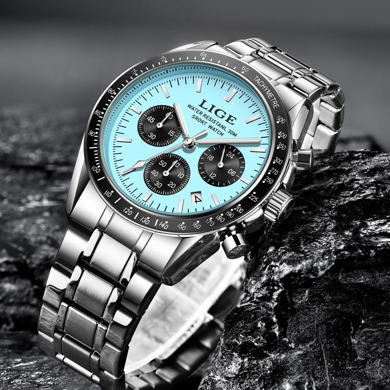 Relógio Masculino de Luxo LIGE - Luxury Watch Maker avaliação e preço