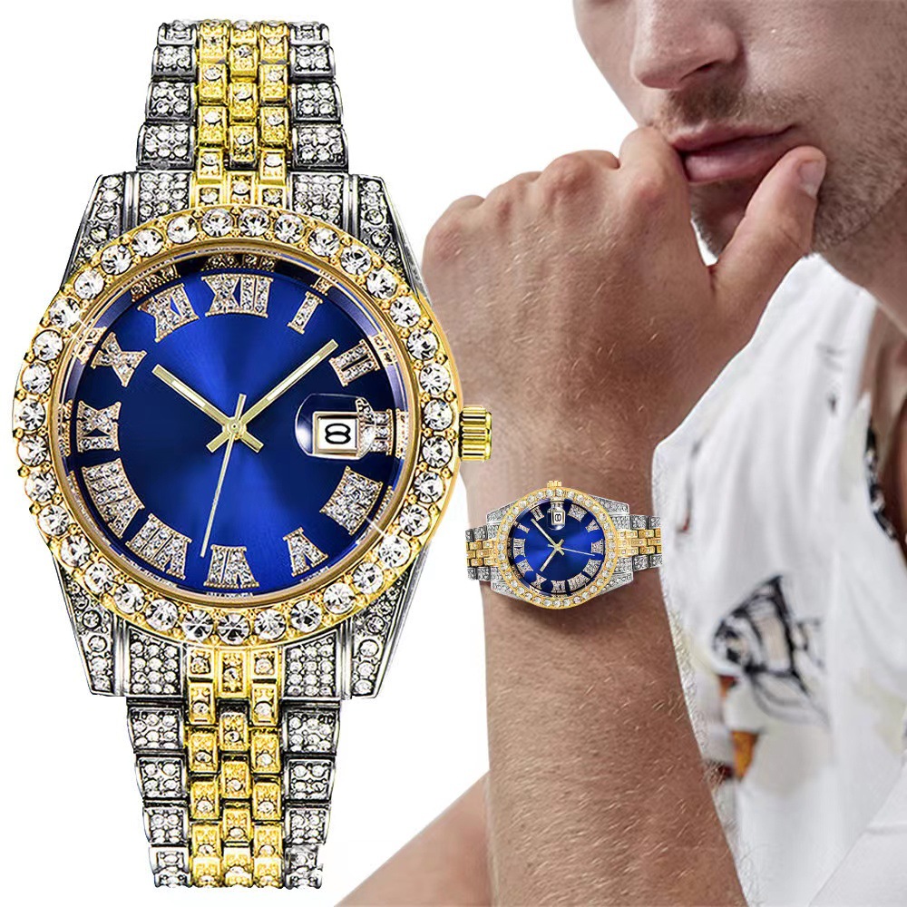 Luxo hip hop aço inoxidável co - Luxury Watch Iceberg avaliação e preço