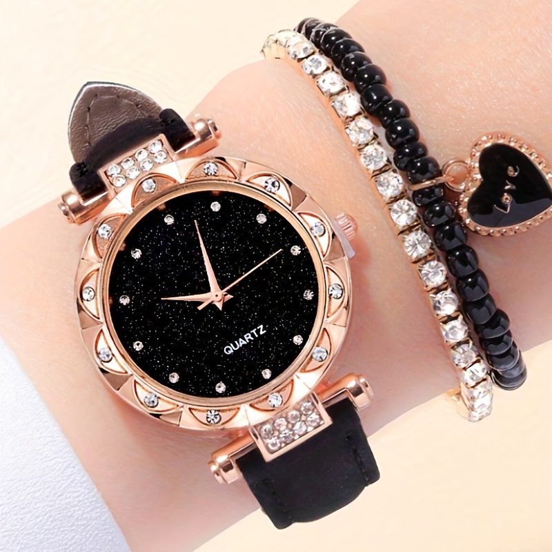 Relógio de Pulso de Quartzo Es - Luxury Watch Gift For Her avaliação e preço