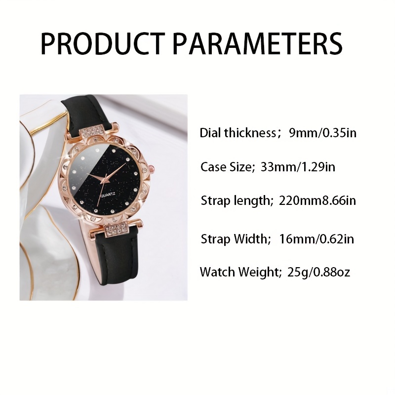 Relógio de Pulso de Quartzo Es - Luxury Watch Gift For Her avaliação e preço
