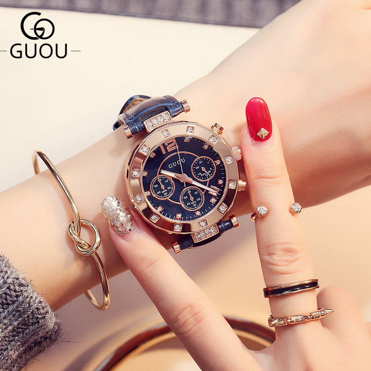 2018 GUOU Top Marca de Moda De - Luxury Watch Top 10 avaliação e preço
